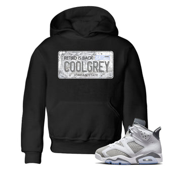 Jordan 6 Cool Grey Sneaker Match Tees Jordan Plate Sneaker Tees Jordan 6 Cool Grey Sneaker Release Tees Kids Shirts