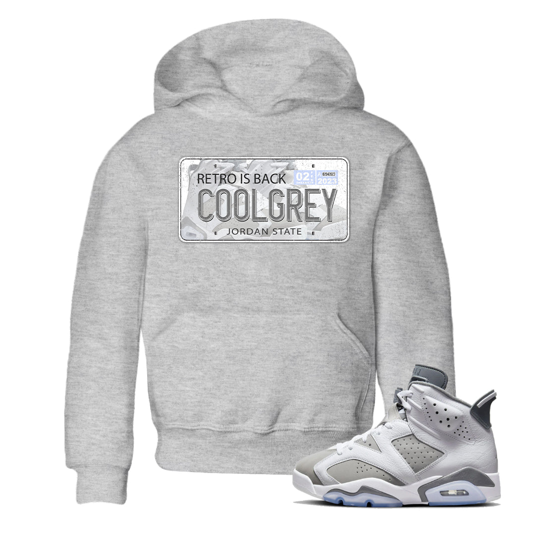Jordan 6 Cool Grey Sneaker Match Tees Jordan Plate Sneaker Tees Jordan 6 Cool Grey Sneaker Release Tees Kids Shirts