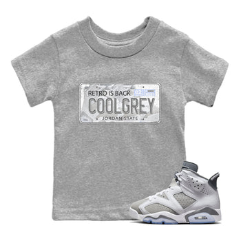 Jordan 6 Cool Grey Sneaker Match Tees Jordan Plate Sneaker Tees Jordan 6 Cool Grey Sneaker Release Tees Kids Shirts