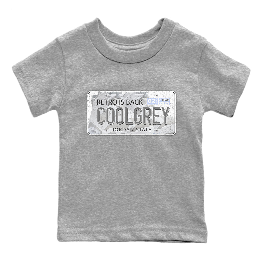 Jordan 6 Cool Grey Sneaker Match Tees Jordan Plate Sneaker Tees Jordan 6 Cool Grey Sneaker Release Tees Kids Shirts