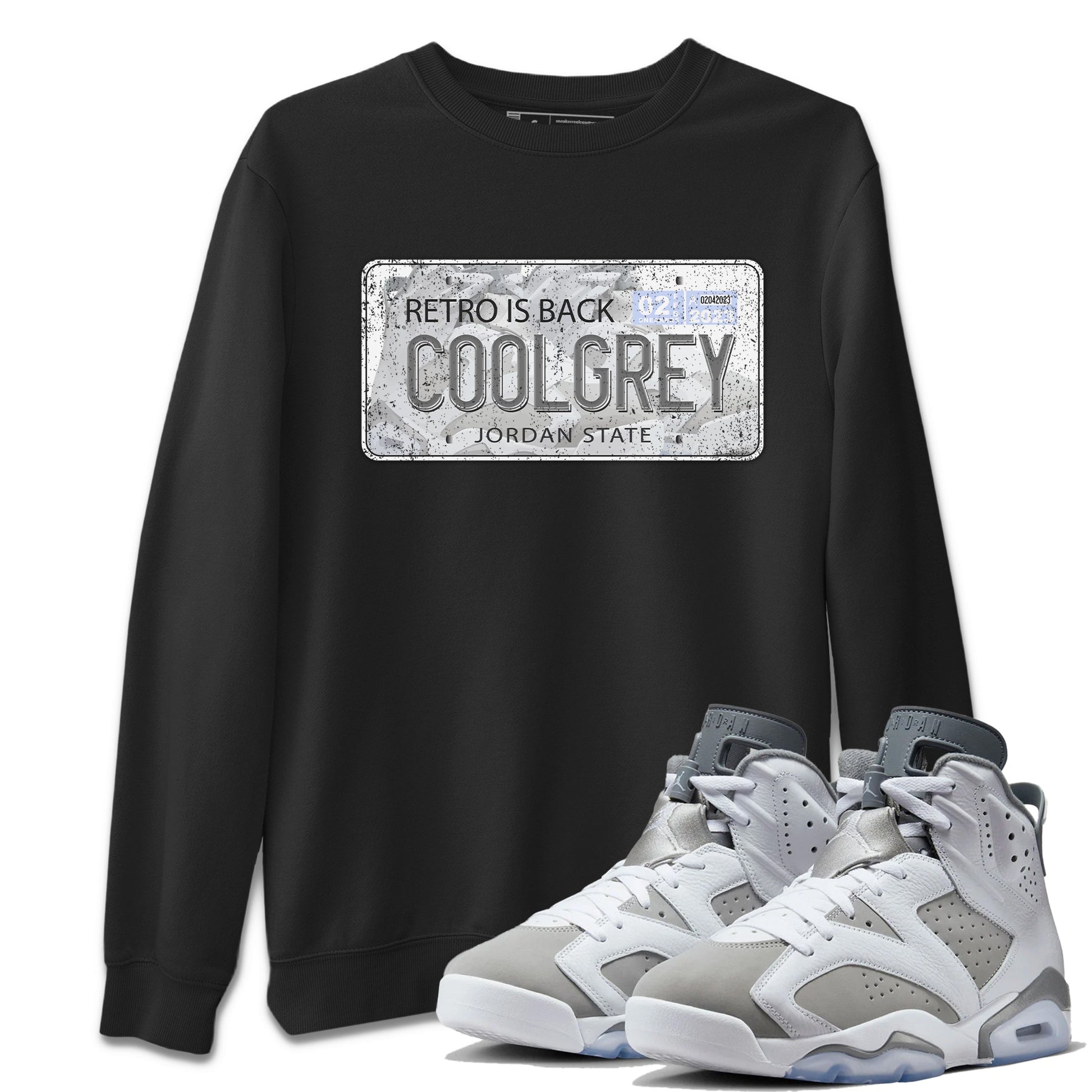 Jordan 6 Cool Grey Sneaker Match Tees Jordan Plate Sneaker Tees Jordan 6 Cool Grey Sneaker Release Tees Unisex Shirts