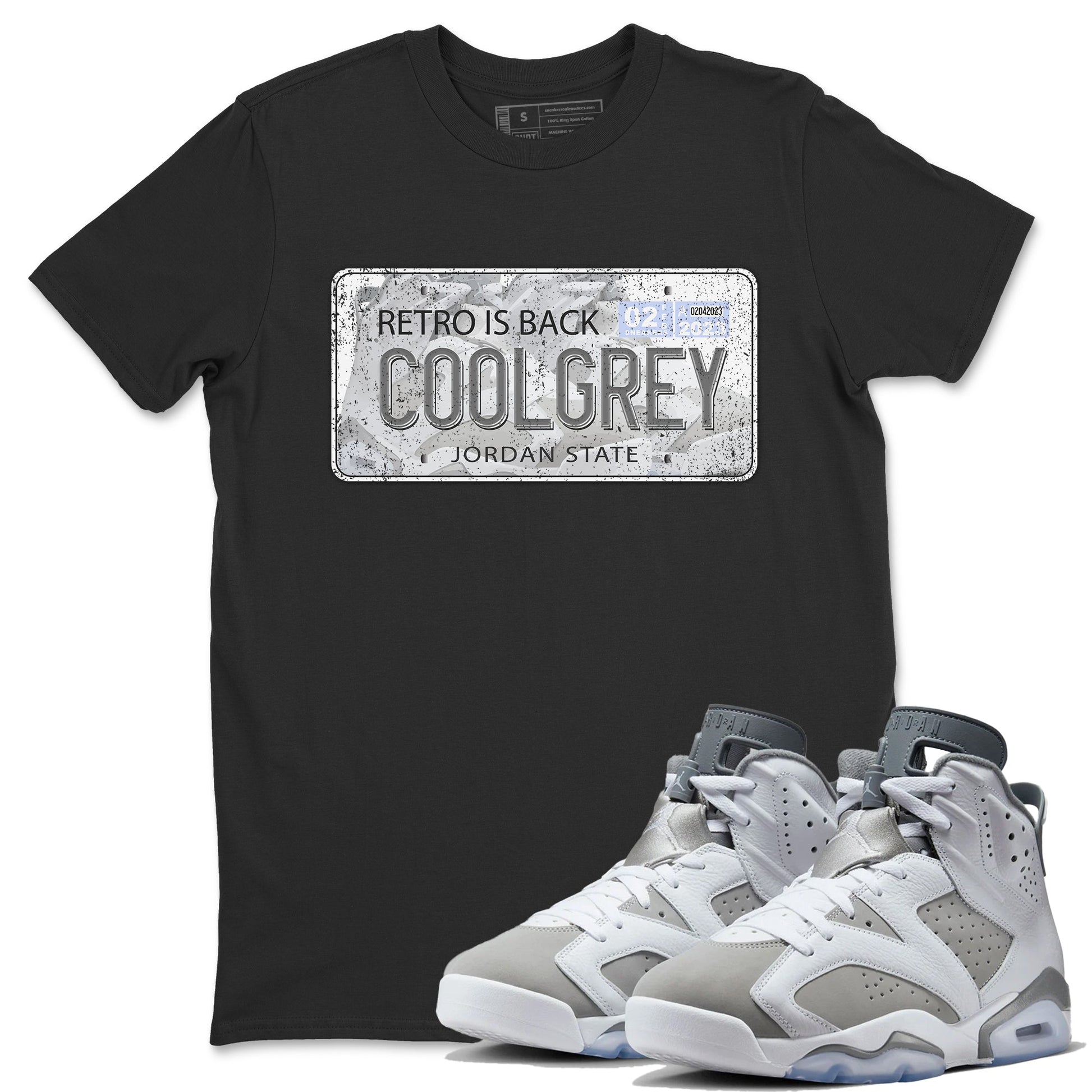 Jordan 6 Cool Grey Sneaker Match Tees Jordan Plate Sneaker Tees Jordan 6 Cool Grey Sneaker Release Tees Unisex Shirts