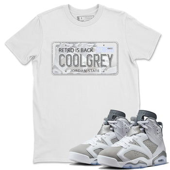 Jordan 6 Cool Grey Sneaker Match Tees Jordan Plate Sneaker Tees Jordan 6 Cool Grey Sneaker Release Tees Unisex Shirts