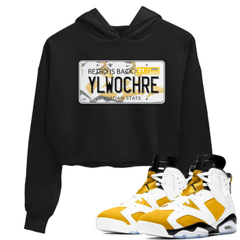 Jordan plate sneaker match tees to Yellow Ochre 6s street fashion brand for shirts to match Jordans SNRT Sneaker Tees Air Jordan 6 Yellow Ochre unisex t-shirt Black 1 crop shirt
