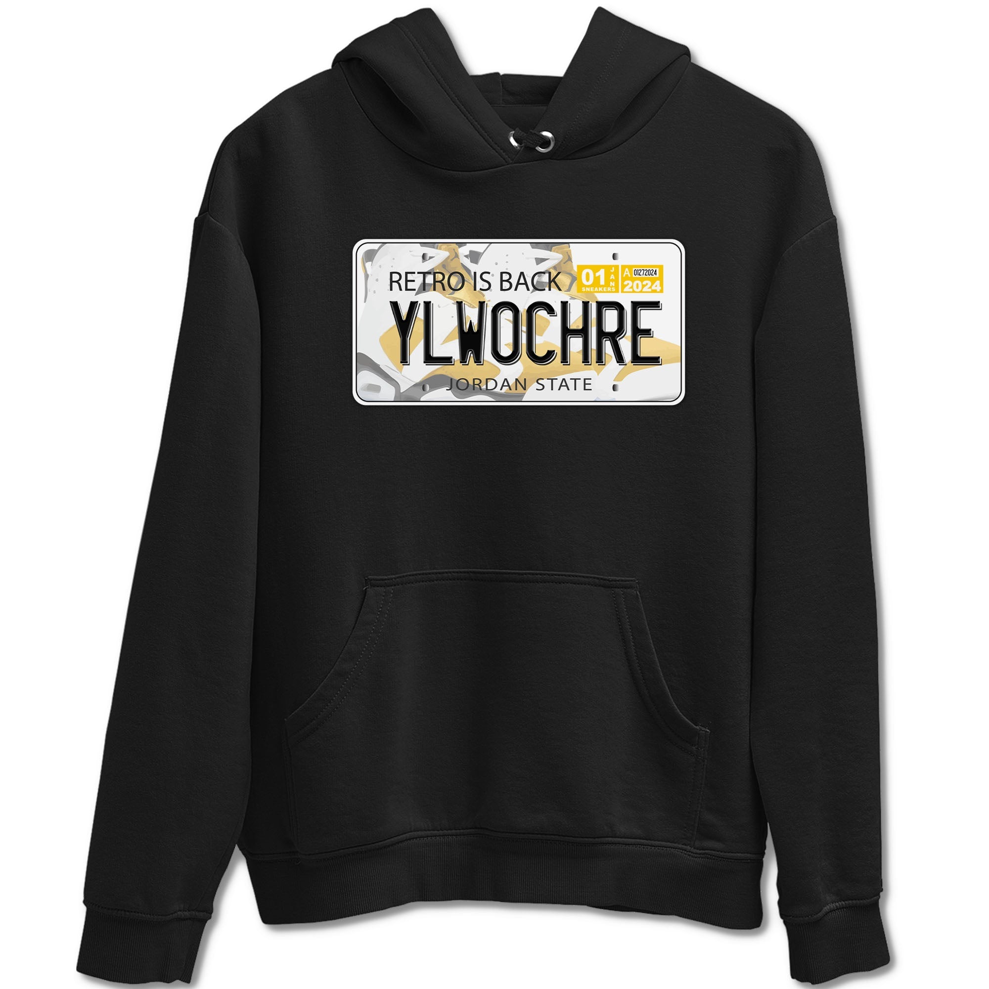 black and yellow jordan clothing