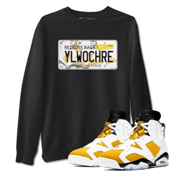 Jordan plate sneaker match tees to Yellow Ochre 6s street fashion brand for shirts to match Jordans SNRT Sneaker Tees Air Jordan 6 Yellow Ochre unisex t-shirt Black 1 unisex shirt