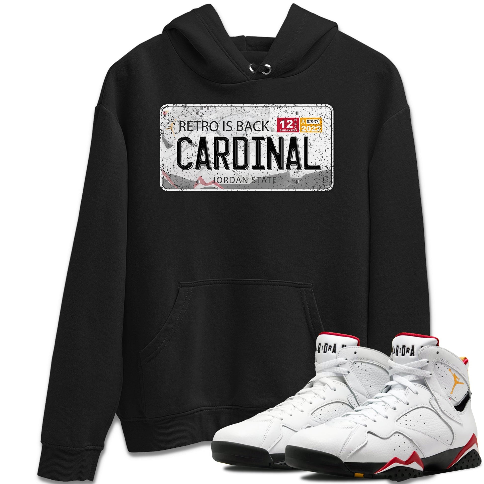 Jordan 7 Cardinal Sneaker Match Tees Jordan Plate Sneaker Tees Jordan 7 Cardinal Sneaker Release Tees Unisex Shirts