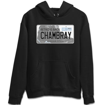 Air Jordan 7 Chambray shirt to match jordans Jordan Plate sneaker tees AJ7 Chambray SNRT Sneaker Release Tees Unisex Black 2 T-Shirt