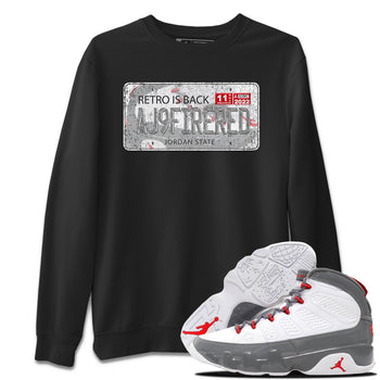 Jordan 9 Fire Red Sneaker Match Tees Jordan Plate Sneaker Tees Jordan 9 Fire Red Sneaker Release Tees Unisex Shirts