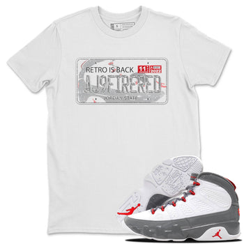Jordan 9 Fire Red Sneaker Match Tees Jordan Plate Sneaker Tees Jordan 9 Fire Red Sneaker Release Tees Unisex Shirts