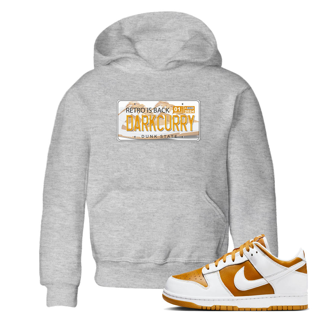 Jordan plate sneaker match tees to Dark Curry Reverse Curry street fashion brand for shirts to match Jordans SNRT Sneaker Tees Dunk Dark Curry unisex t-shirt Heather Grey 1 youth shirt