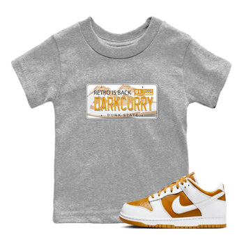 Jordan plate sneaker match tees to Dark Curry Reverse Curry street fashion brand for shirts to match Jordans SNRT Sneaker Tees Dunk Dark Curry unisex t-shirt Heather Grey 1 youth shirt