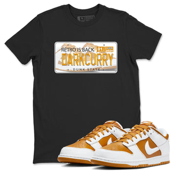 Jordan plate sneaker match tees to Dark Curry Reverse Curry street fashion brand for shirts to match Jordans SNRT Sneaker Tees Dunk Dark Curry unisex t-shirt Black 1 unisex shirt