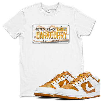 Jordan plate sneaker match tees to Dark Curry Reverse Curry street fashion brand for shirts to match Jordans SNRT Sneaker Tees Dunk Dark Curry unisex t-shirt White 1 unisex shirt