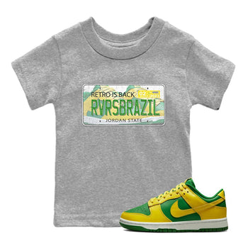 Dunk Reverse Brazil Sneaker Match Tees Jordan Plate Sneaker Tees Dunk Reverse Brazil Sneaker Release Tees Kids Shirts