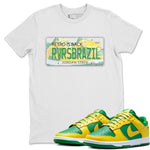 Dunk Reverse Brazil Sneaker Match Tees Jordan Plate Sneaker Tees Dunk Reverse Brazil Sneaker Release Tees Unisex Shirts