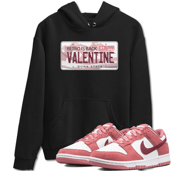 Dunk Valentine's Day shirt to match jordans Jordan Plate sneaker tees Dunks Valentine's Day SNRT sneaker Release Tees unisex cotton Black 1 crew neck shirt