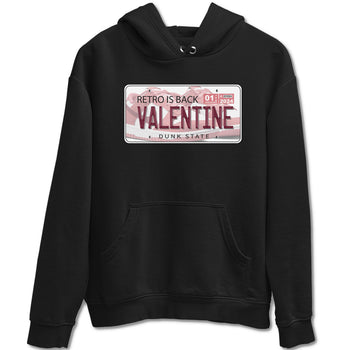 Dunk Valentine's Day shirt to match jordans Jordan Plate sneaker tees Dunks Valentine's Day SNRT sneaker Release Tees unisex cotton Black 2 crew neck shirt