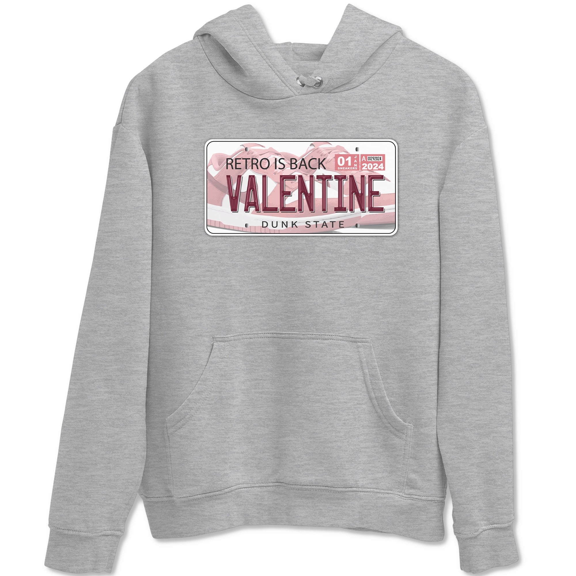 Dunk Valentine's Day shirt to match jordans Jordan Plate sneaker tees Dunks Valentine's Day SNRT sneaker Release Tees unisex cotton Heather Grey 2 crew neck shirt