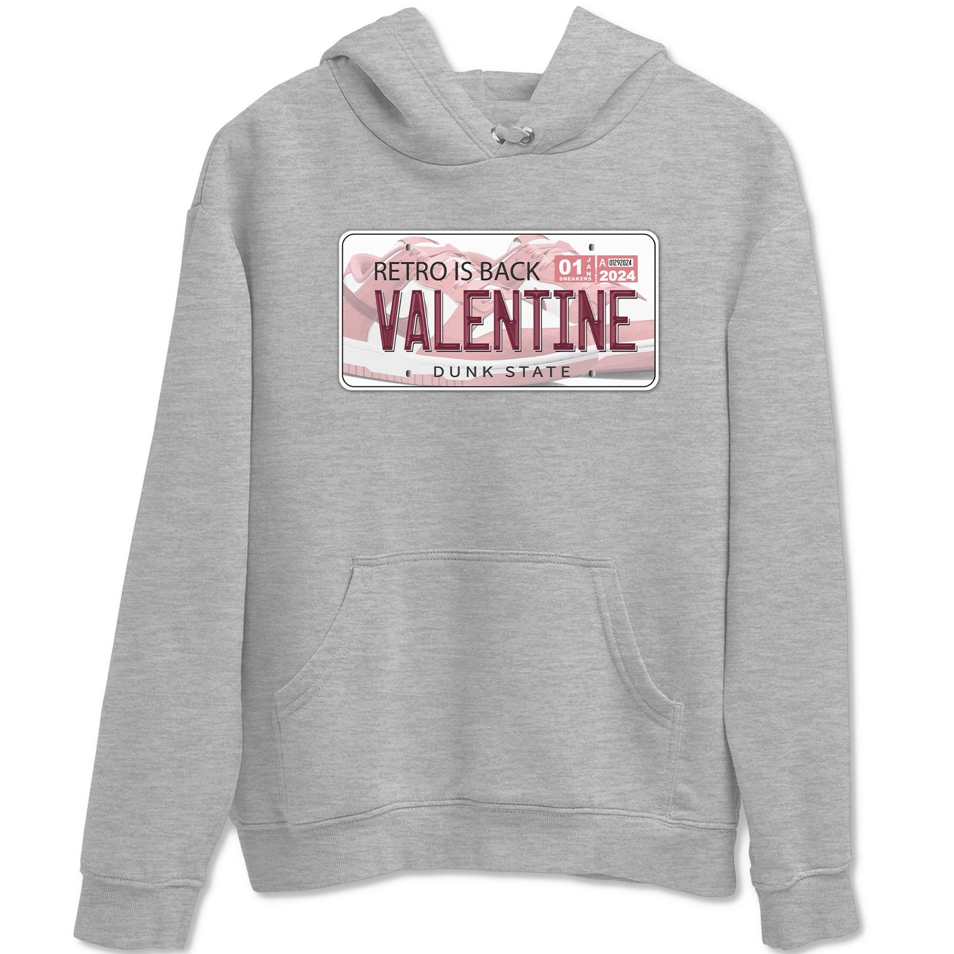 Dunk Valentine's Day shirt to match jordans Jordan Plate sneaker tees Dunks Valentine's Day SNRT sneaker Release Tees unisex cotton Heather Grey 2 crew neck shirt