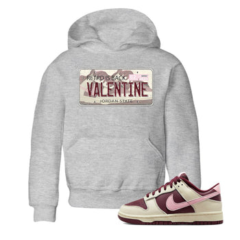 Dunk Valentines Day Sneaker Match Tees Jordan Plate Sneaker Tees Nike Dunk Valentine's Day Sneaker SNRT Sneaker Tees Kids Shirts