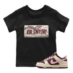 Dunk Valentines Day Sneaker Match Tees Jordan Plate Sneaker Tees Nike Dunk Valentine's Day Sneaker SNRT Sneaker Tees Kids Shirts