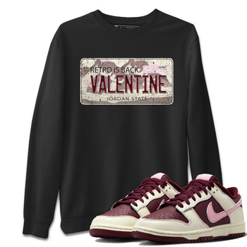 Dunk Valentines Day Sneaker Match Tees Jordan Plate Sneaker Tees Nike Dunk Valentine's Day Sneaker SNRT Sneaker Tees Unisex Shirts