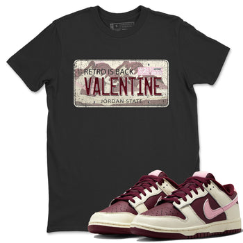 Dunk Valentines Day Sneaker Match Tees Jordan Plate Sneaker Tees Nike Dunk Valentine's Day Sneaker SNRT Sneaker Tees Unisex Shirts