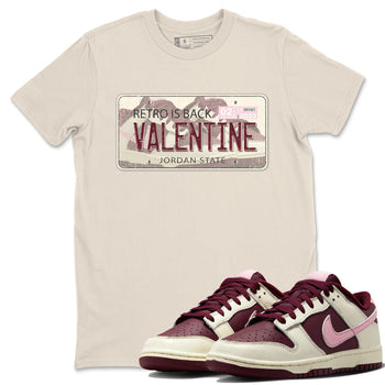 Dunk Valentines Day Sneaker Match Tees Jordan Plate Sneaker Tees Nike Dunk Valentine's Day Sneaker SNRT Sneaker Tees Unisex Shirts