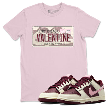 Dunk Valentines Day Sneaker Match Tees Jordan Plate Sneaker Tees Nike Dunk Valentine's Day Sneaker SNRT Sneaker Tees Unisex Shirts