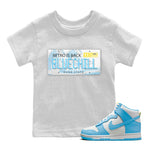 Nike Dunk High Blue Chill Sneaker Match Tees Jordan Plate Sneaker Tees Nike Dunk High Blue Chill Sneaker Release Tees Kids Shirts