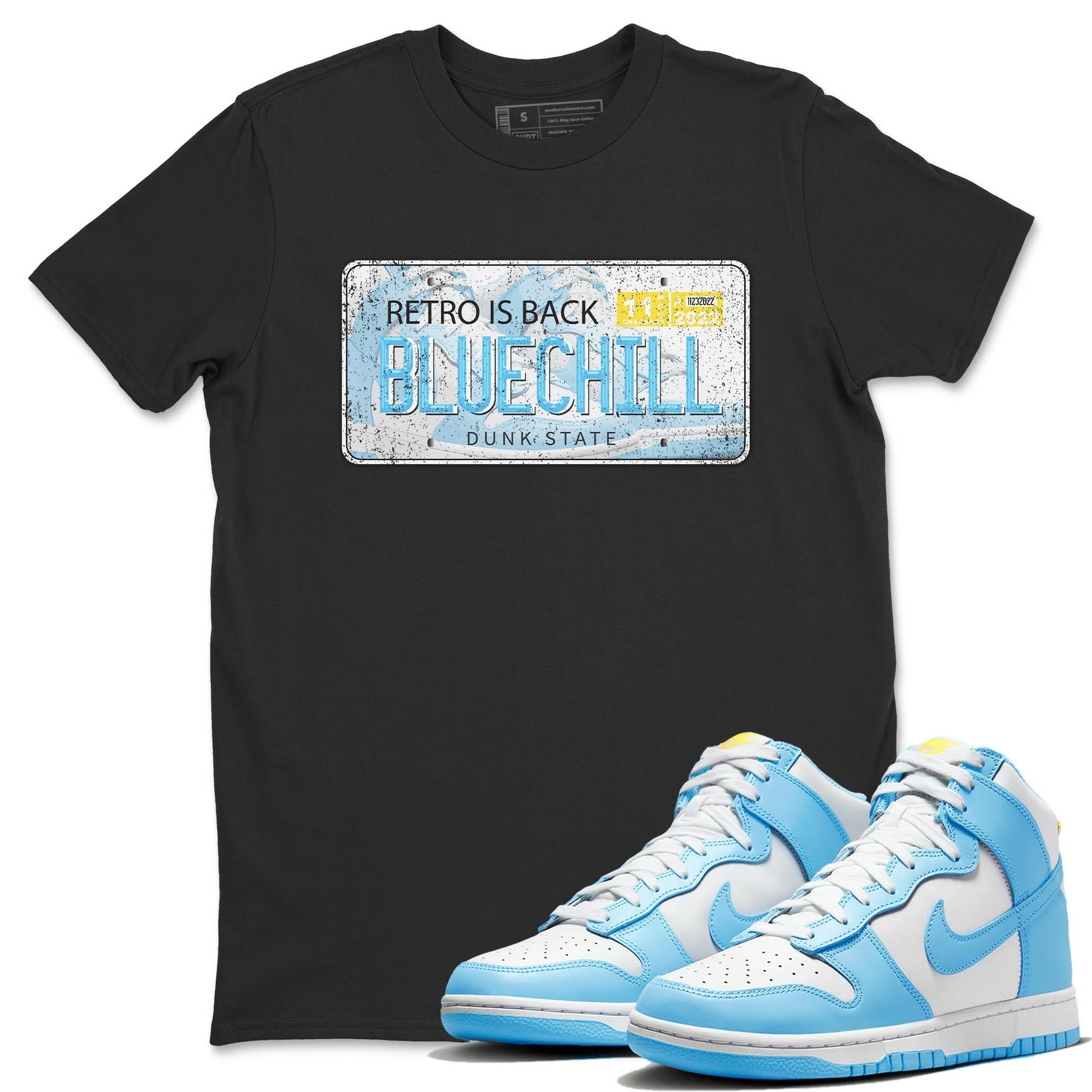Nike Dunk High Blue Chill Sneaker Match Tees Jordan Plate Sneaker Tees Nike Dunk High Blue Chill Sneaker Release Tees Unisex Shirts