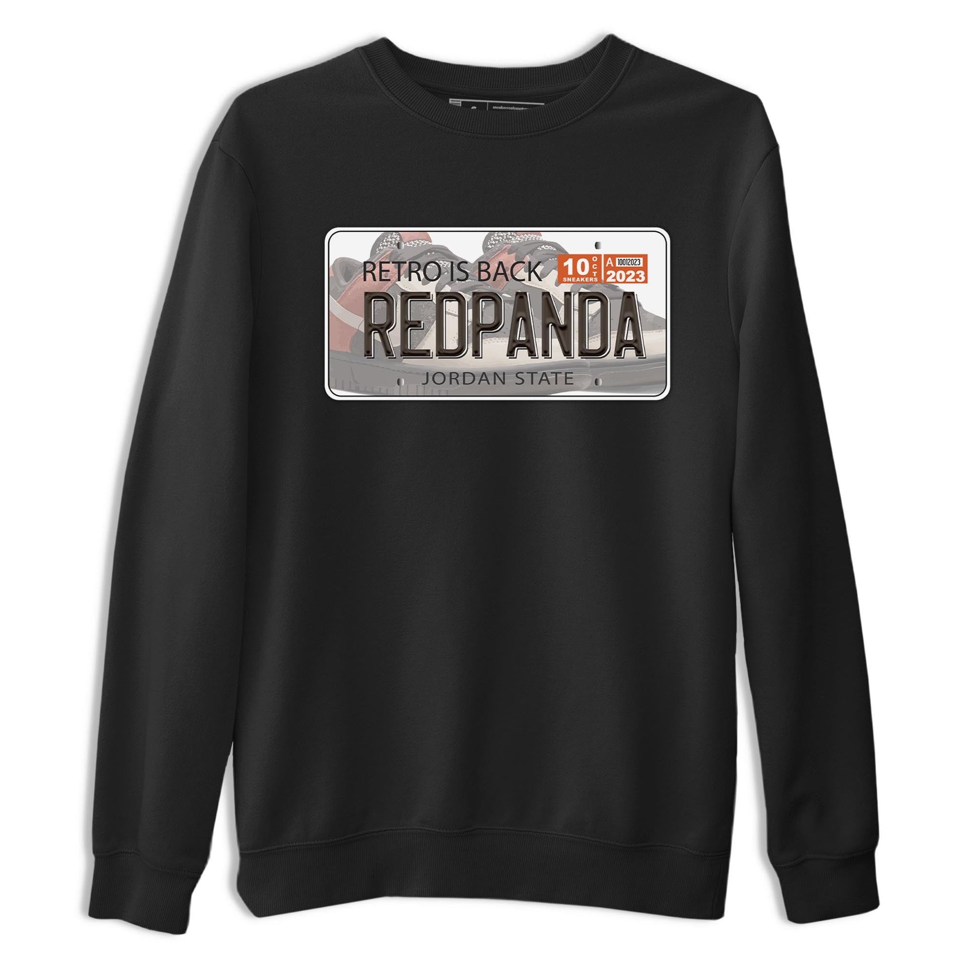 Nike Low Dunk Red Panda shirt to match jordans Jordan Plate sneaker tees Nike Dunk Red Panda SNRT Sneaker Tees Unisex Streetwear Clothing Black 2 T-Shirt