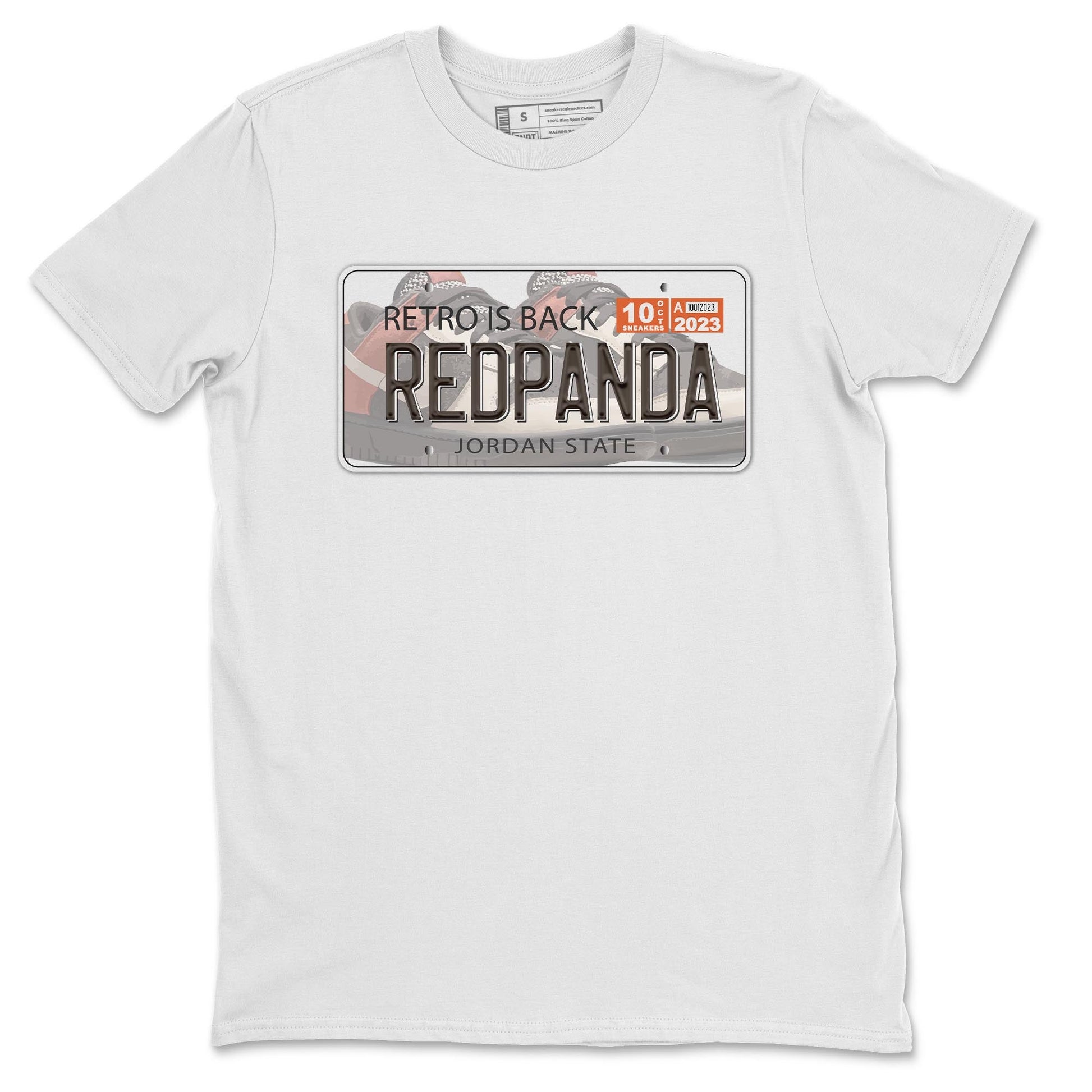 Nike Low Dunk Red Panda shirt to match jordans Jordan Plate sneaker tees Nike Dunk Red Panda SNRT Sneaker Tees Unisex Streetwear Clothing White 2 T-Shirt