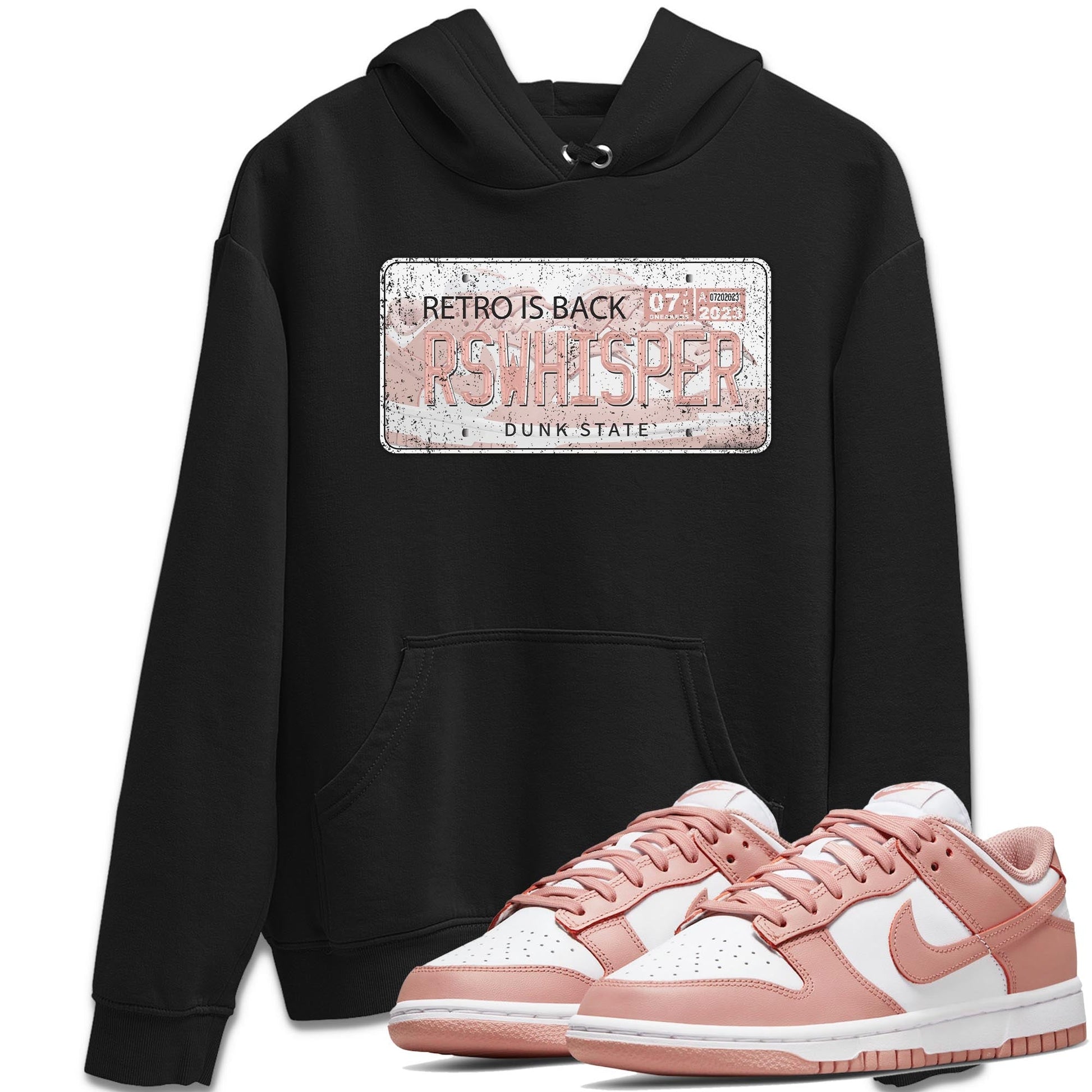 Nike Dunks Low Rose Whisper shirt to match jordans Jordan Plate sneaker tees Nike Dunk Rose Whisper SNRT Sneaker Release Tees Unisex Black 1 T-Shirt