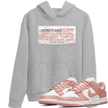 Nike Dunks Low Rose Whisper shirt to match jordans Jordan Plate sneaker tees Nike Dunk Rose Whisper SNRT Sneaker Release Tees Unisex Heather Grey 1 T-Shirt