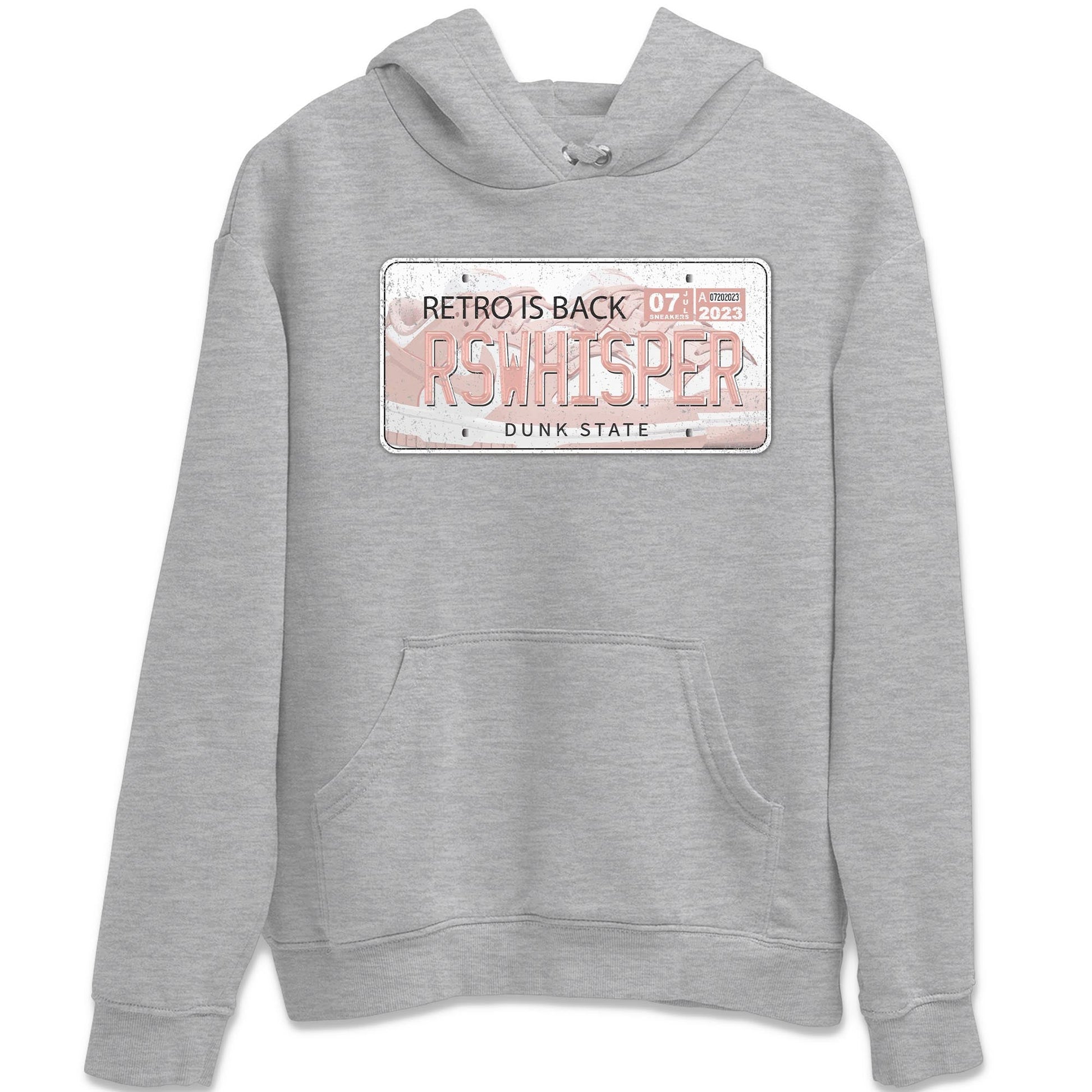Nike Dunks Low Rose Whisper shirt to match jordans Jordan Plate sneaker tees Nike Dunk Rose Whisper SNRT Sneaker Release Tees Unisex Heather Grey 2 T-Shirt
