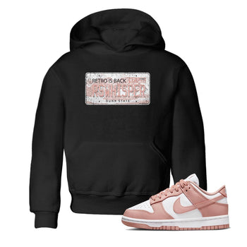 Nike Dunks Low Rose Whisper shirt to match jordans Jordan Plate sneaker tees Nike Dunk Rose Whisper SNRT Sneaker Release Tees Baby Toddler Black 1 T-Shirt
