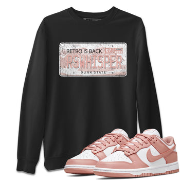 Nike Dunks Low Rose Whisper shirt to match jordans Jordan Plate sneaker tees Nike Dunk Rose Whisper SNRT Sneaker Release Tees Unisex Black 1 T-Shirt