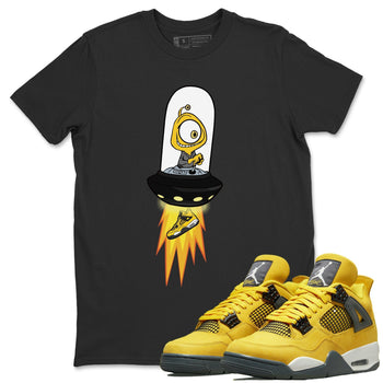 Jordan 4 Lightning Sneaker Match Tees Alien Sneaker Tees Jordan 4 Lightning Sneaker Release Tees Unisex Shirts