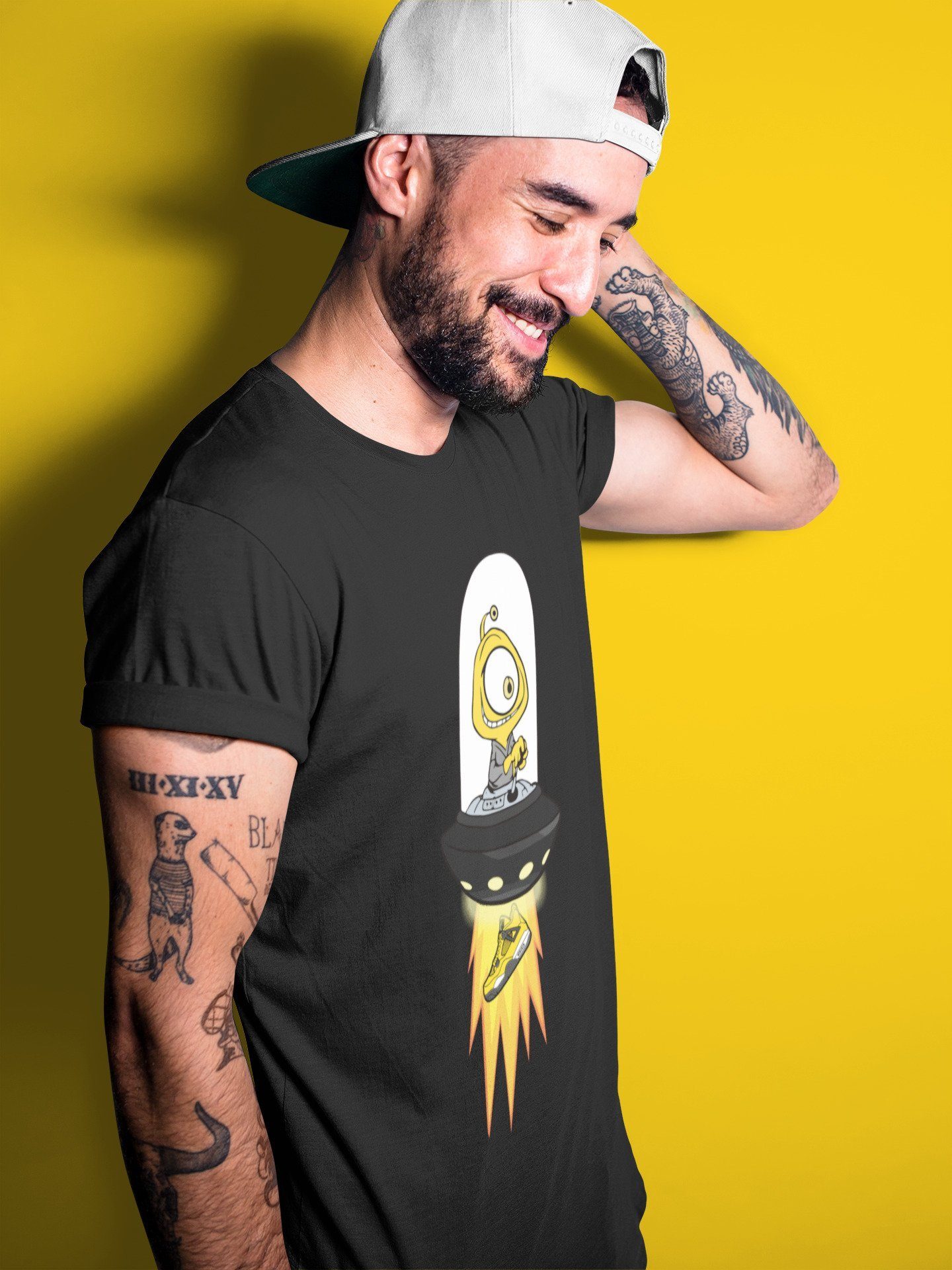 Jordan 4 Lightning Sneaker Match Tees Alien Sneaker Tees Jordan 4 Lightning Sneaker Release Tees Unisex Shirts