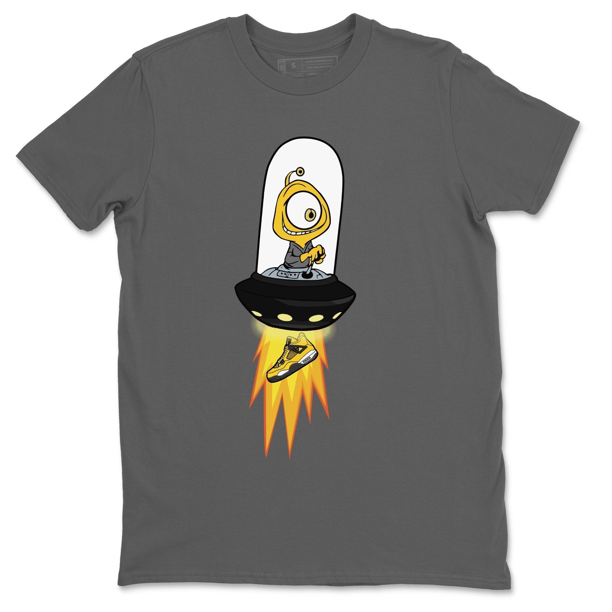 Jordan 4 Lightning Sneaker Match Tees Alien Sneaker Tees Jordan 4 Lightning Sneaker Release Tees Unisex Shirts