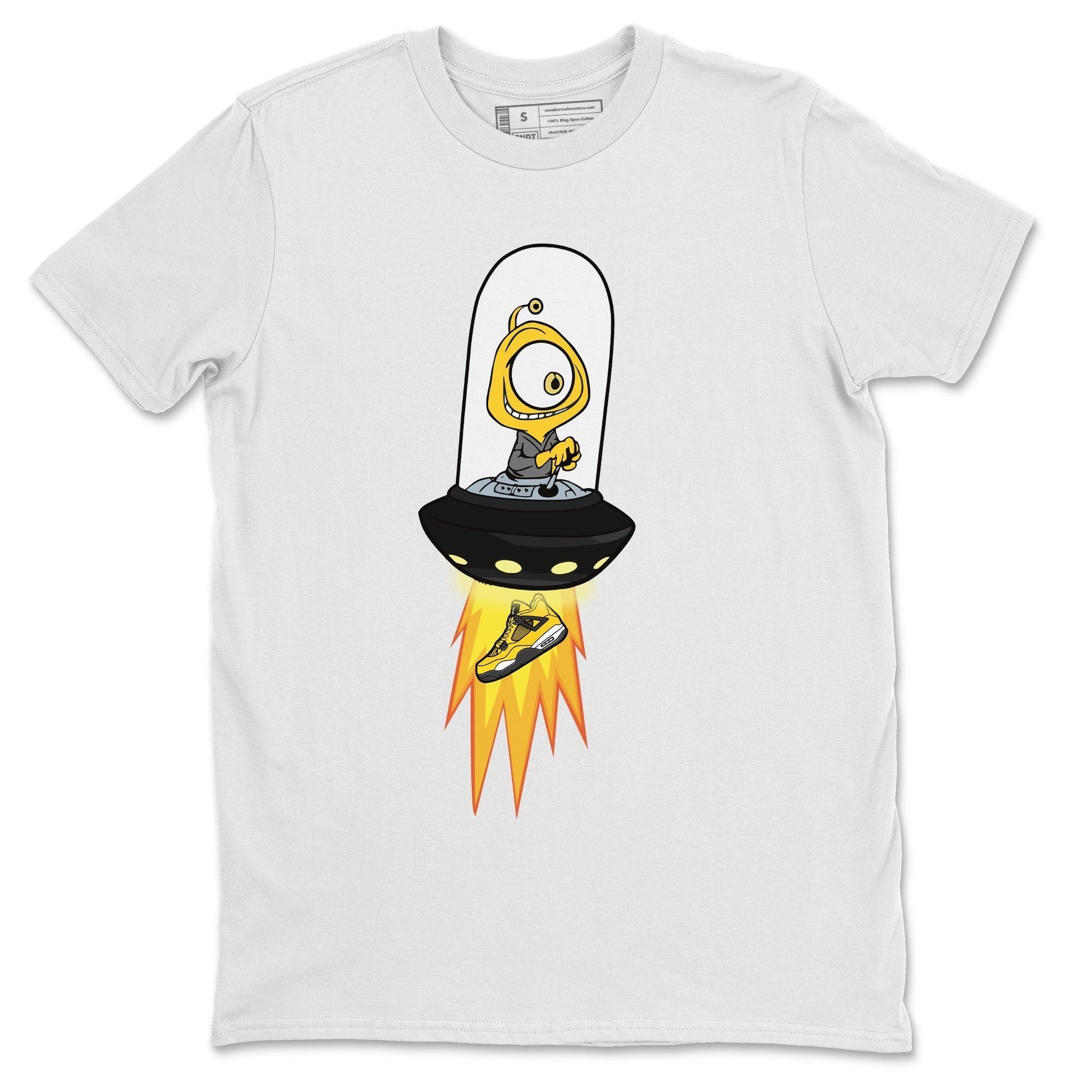 Jordan 4 Lightning Sneaker Match Tees Alien Sneaker Tees Jordan 4 Lightning Sneaker Release Tees Unisex Shirts