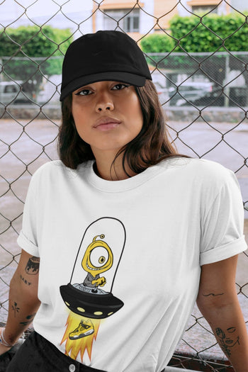 Jordan 4 Lightning Sneaker Match Tees Alien Sneaker Tees Jordan 4 Lightning Sneaker Release Tees Unisex Shirts
