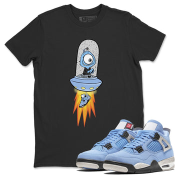 Jordan 4 University Blue Sneaker Match Tees Alien Sneaker Tees Jordan 4 University Blue Sneaker Release Tees Unisex Shirts