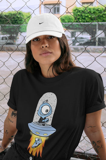 Jordan 4 University Blue Sneaker Match Tees Alien Sneaker Tees Jordan 4 University Blue Sneaker Release Tees Unisex Shirts