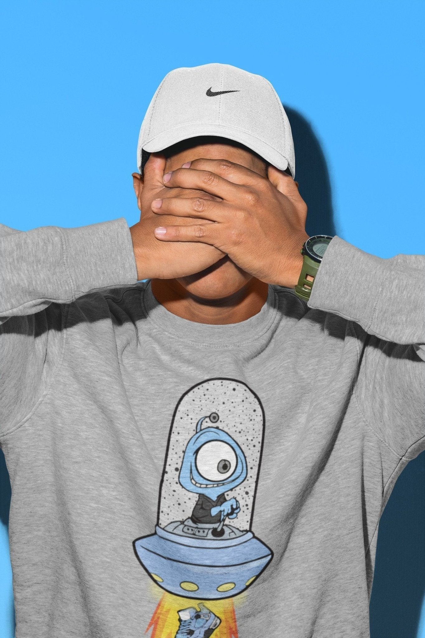 Jordan 4 University Blue Sneaker Match Tees Alien Sneaker Tees Jordan 4 University Blue Sneaker Release Tees Unisex Shirts