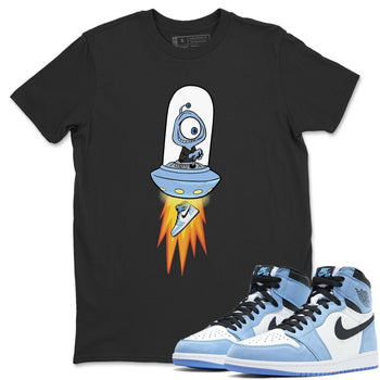 Jordan 1 University Blue Sneaker Match Tees Alien Sneaker Tees Jordan 1 University Blue Sneaker Release Tees Unisex Shirts