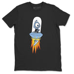 Jordan 1 University Blue Sneaker Match Tees Alien Sneaker Tees Jordan 1 University Blue Sneaker Release Tees Unisex Shirts
