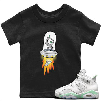 Jordan 6 Mint Foam Sneaker Match Tees Alien Sneaker Tees Jordan 6 Mint Foam Sneaker Release Tees Kids Shirts